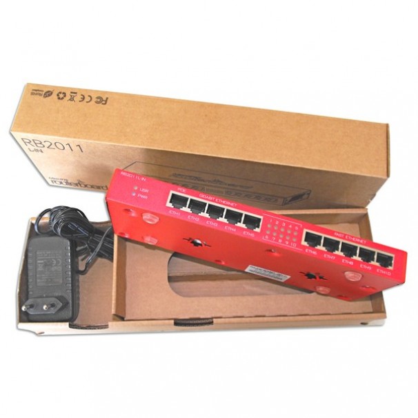 Thiết bị router hotspot Mikrotik RB2011iL-IN