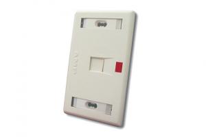 AMP US Style Low Profile Faceplate 1-Port